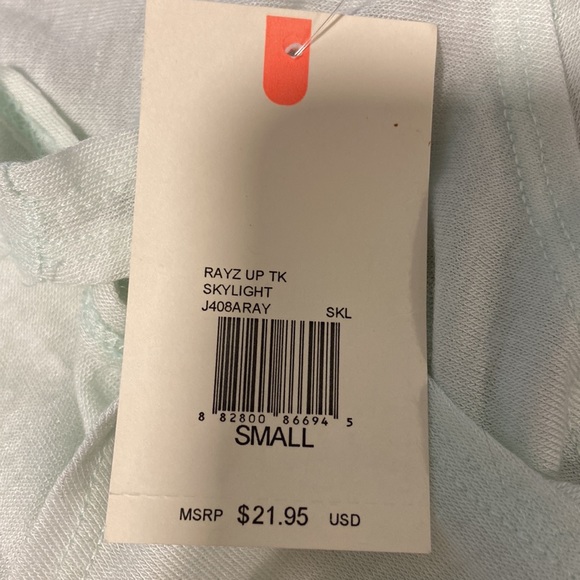 BillaBong tank top. Skylight color. Size Small - Picture 9 of 9